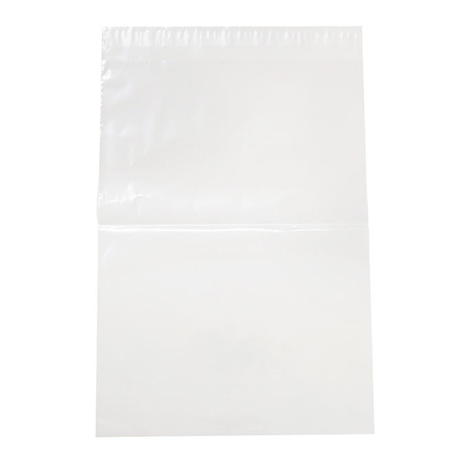 【まとめ買い】ビニールバッグ A4サイズ 糊付 8P LDPE 0911/372842
