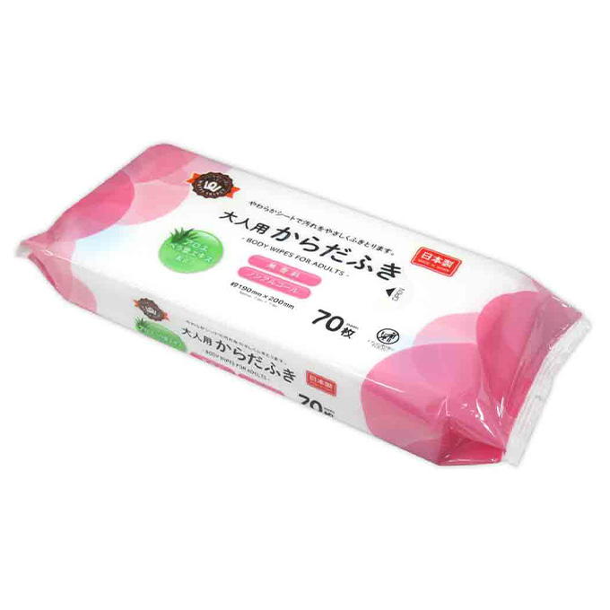 【まとめ買い】PB.大人用からだふき 70枚 WS 0915/372850
