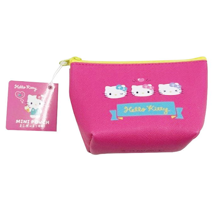 【まとめ買い】sanrio キティ ミニポーチ舟形 シンプル 0459/372851