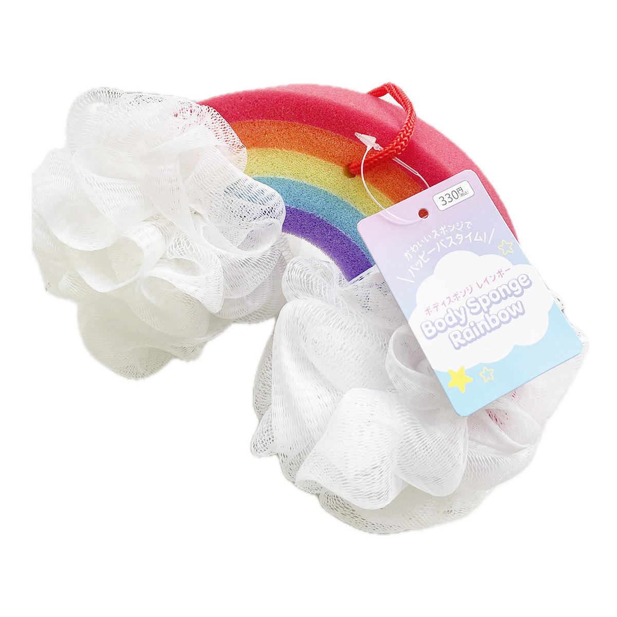 【まとめ買い】ボディスポンジ レインボー 1527/373018