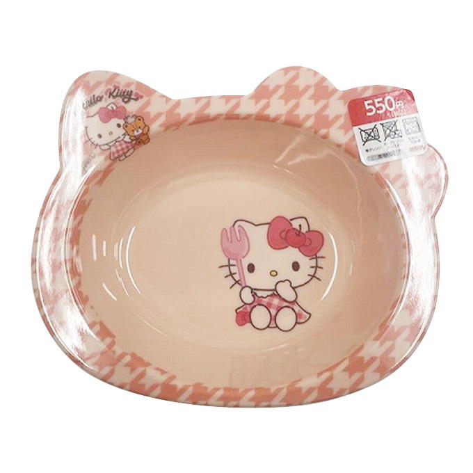 まとめ買い】sanrio ダイカット深皿 ハローキティ のんびりタイム 0459