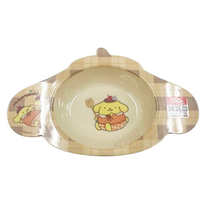 【まとめ買い】sanrio ダイカット深皿 ポムポムプリン のんびりタイム 0459/373075