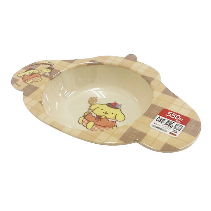 【まとめ買い】sanrio ダイカット深皿 ポムポムプリン のんびりタイム 0459/373075