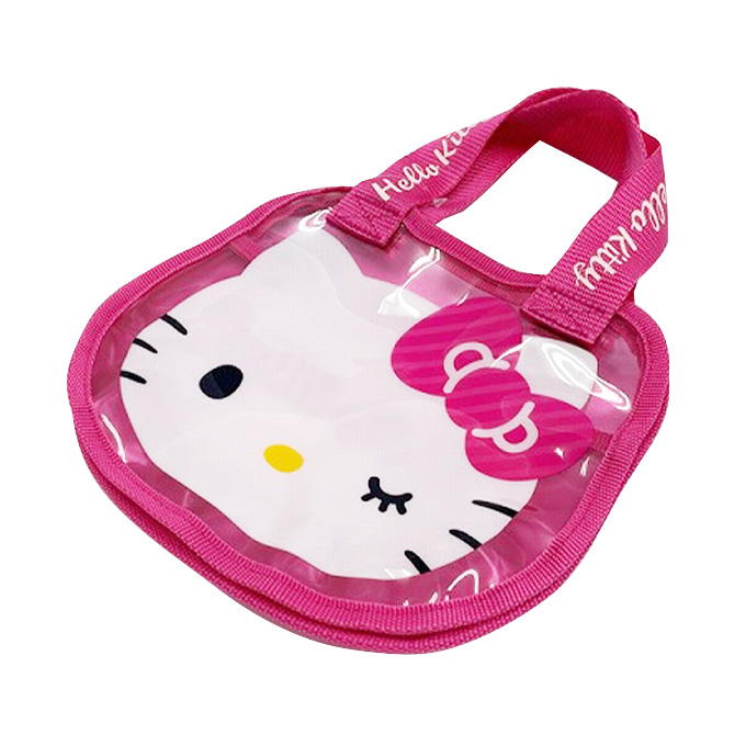 【まとめ買い】sanrio キティ ピンク クリアバッグ 0459/373142