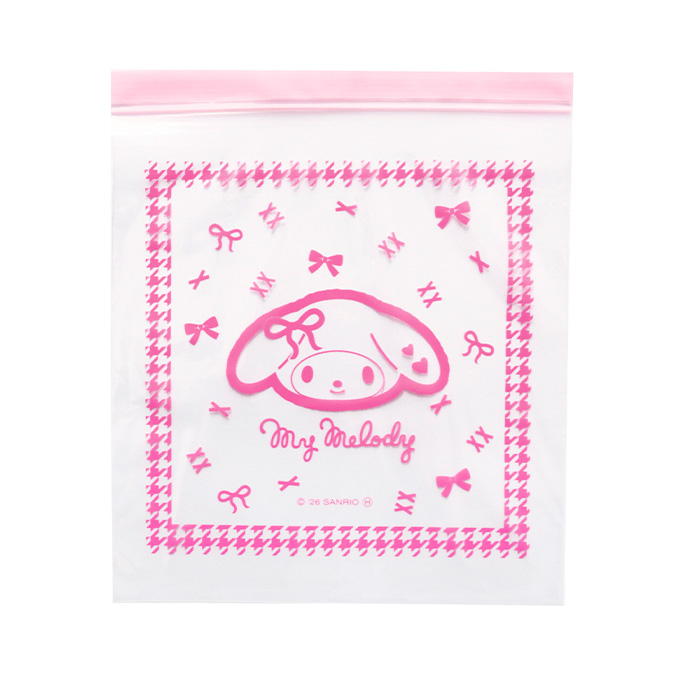【まとめ買い】マイメロディ ジッパーバッグ M 0960/373186