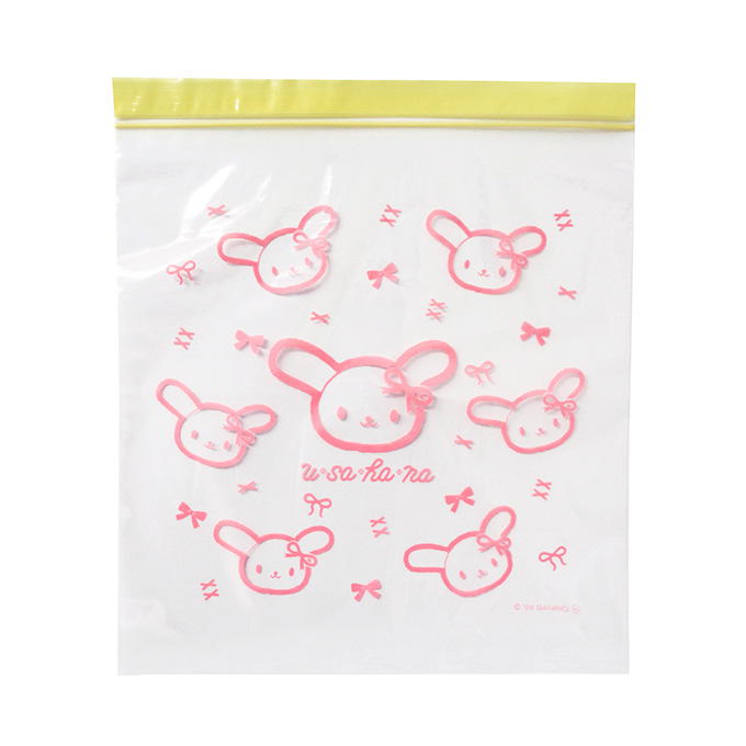 【まとめ買い】ウサハナ ジッパーバッグ L 0960/373192