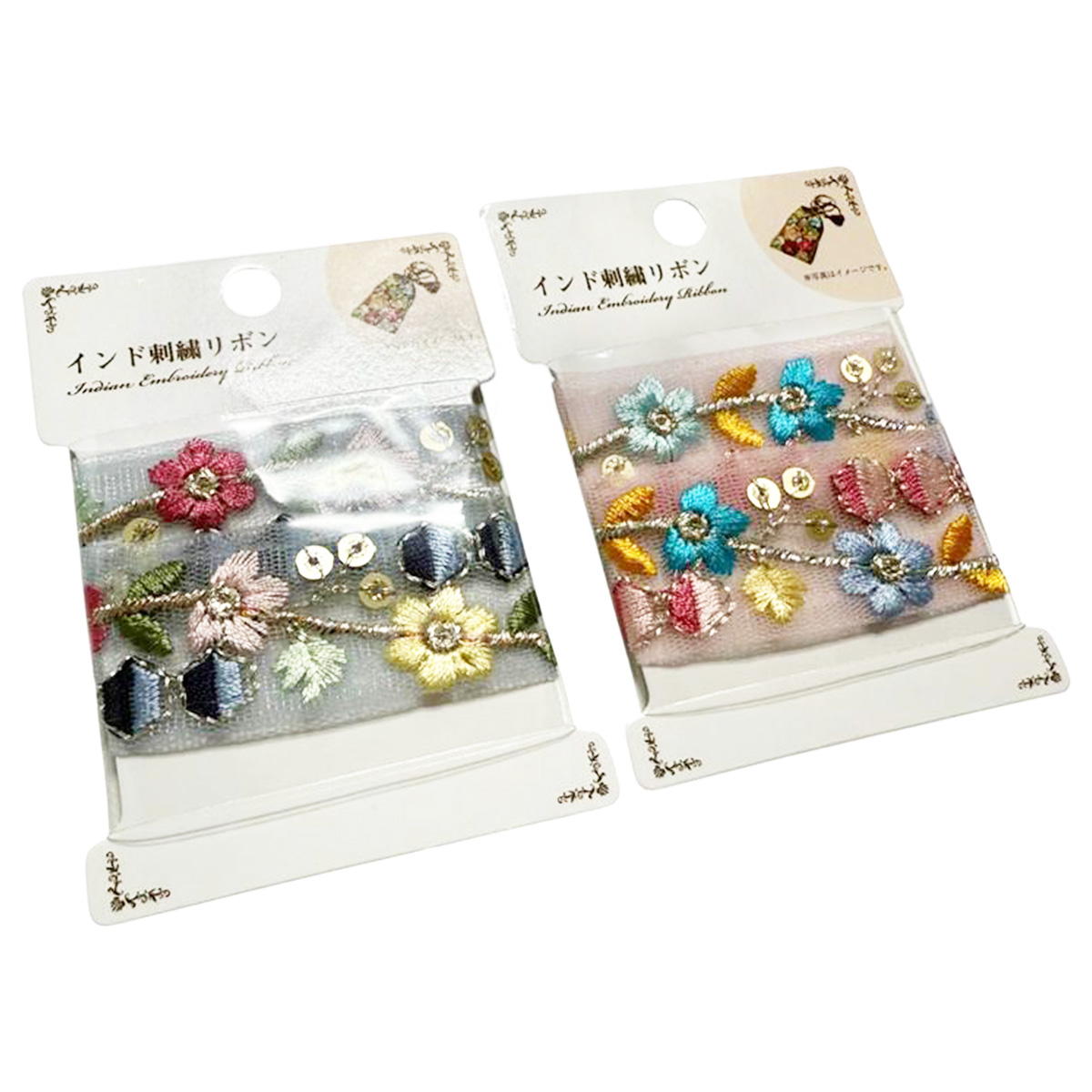 【まとめ買い】インド刺繍リボン 0890/373931