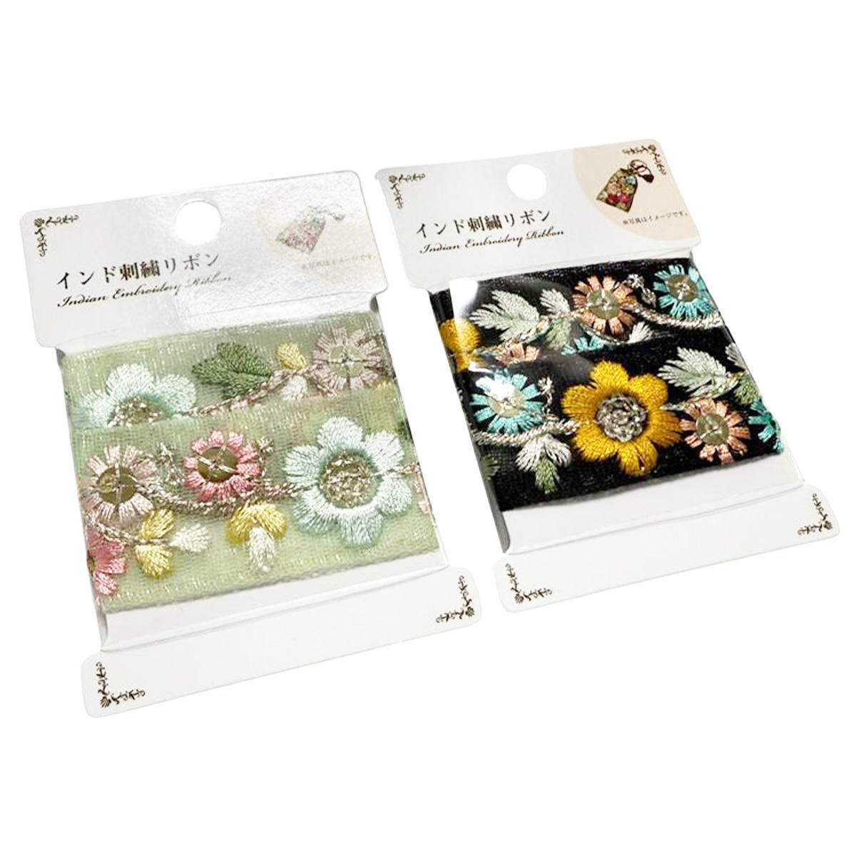 【まとめ買い】インド刺繍リボン 0890/373932