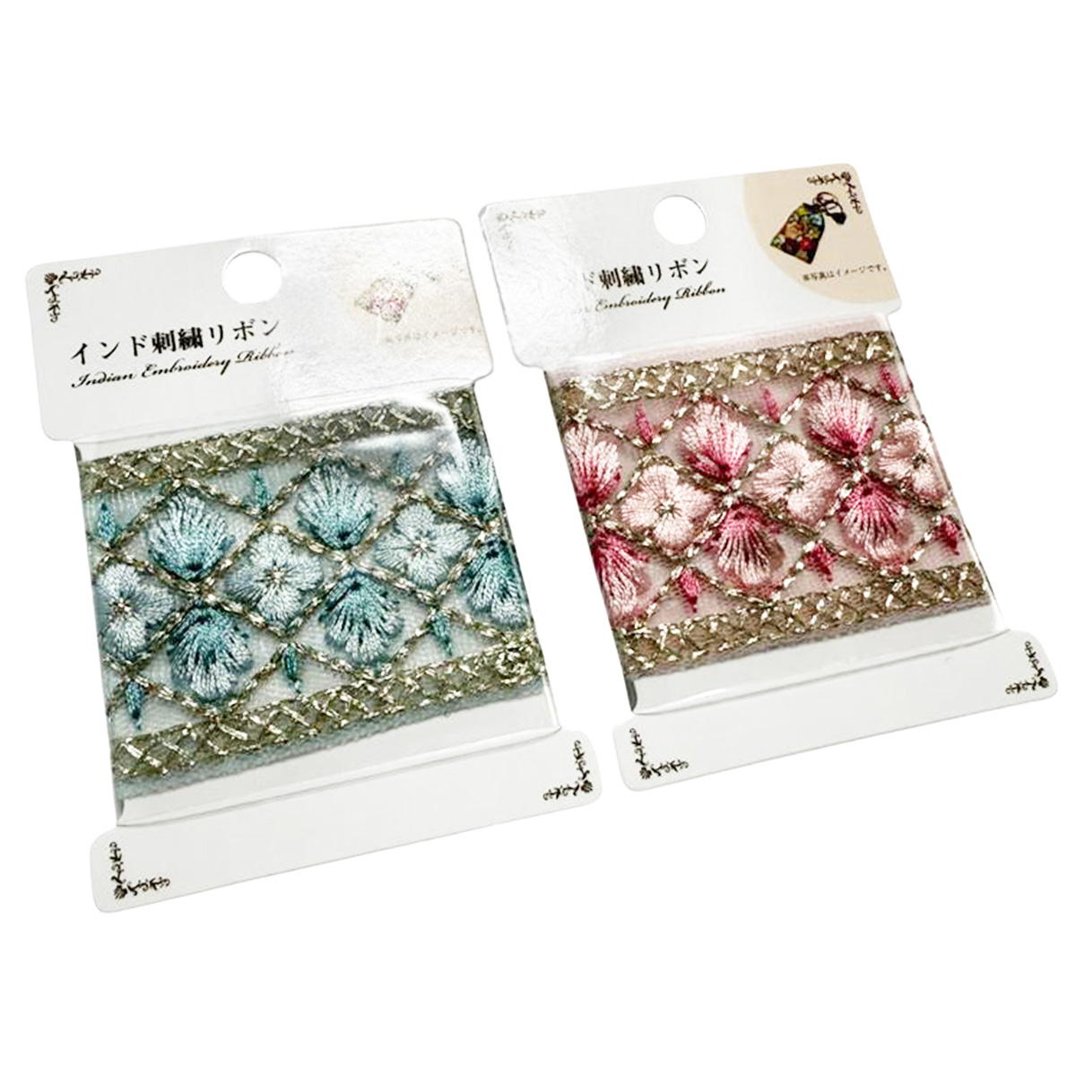 【まとめ買い】インド刺繍リボン 0890/373935