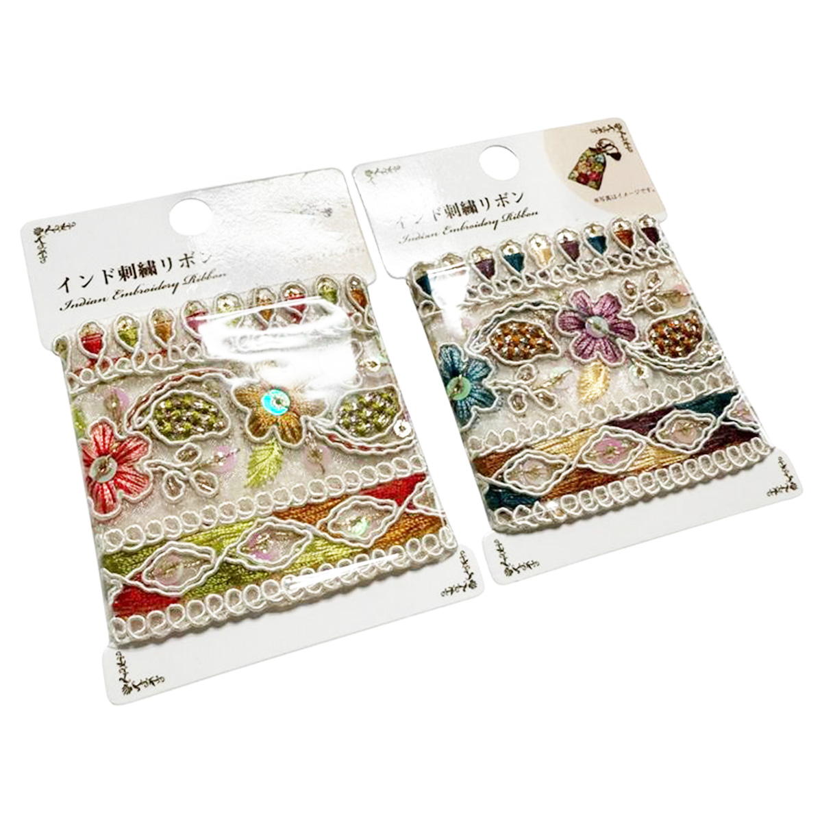 【まとめ買い】インド刺繍リボン 0890/373940