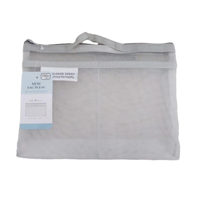 【まとめ買い】メッシュバッグインバッグ GY 0834/375285