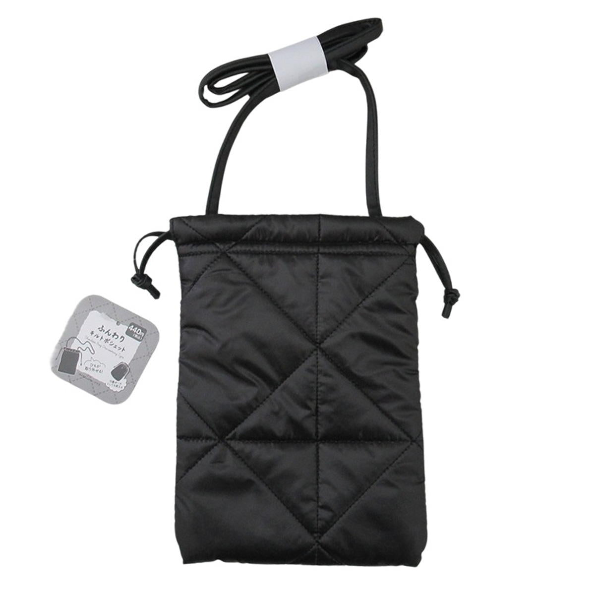 【まとめ買い】ふんわりキルトポシェット 巾着型 0834/375403