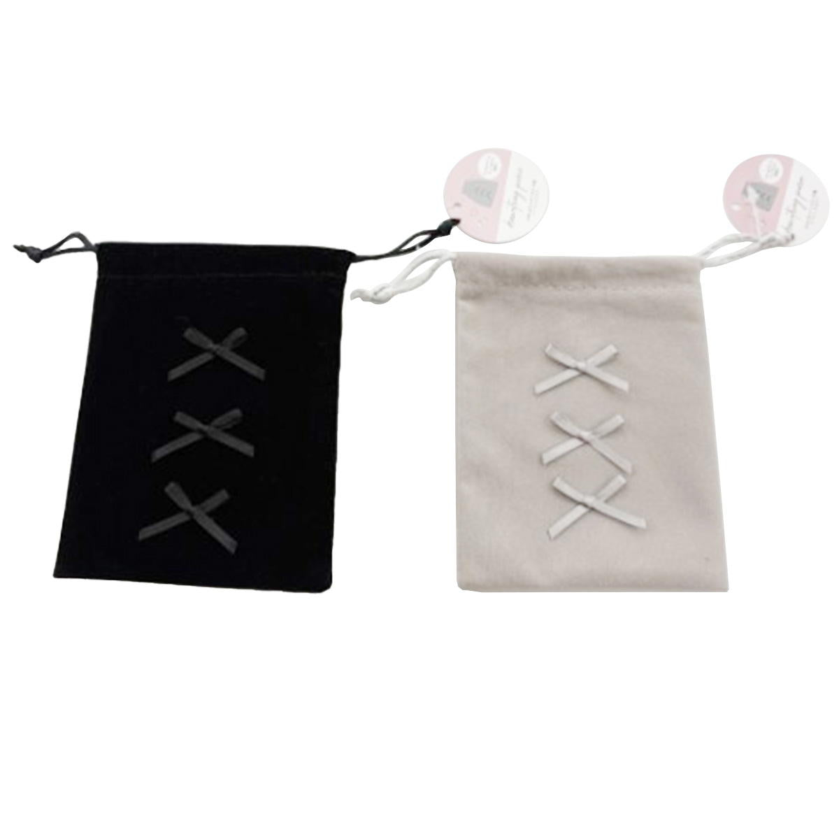 【まとめ買い】ふわふわミニリボン巾着ベーシックカラー 9001/375407