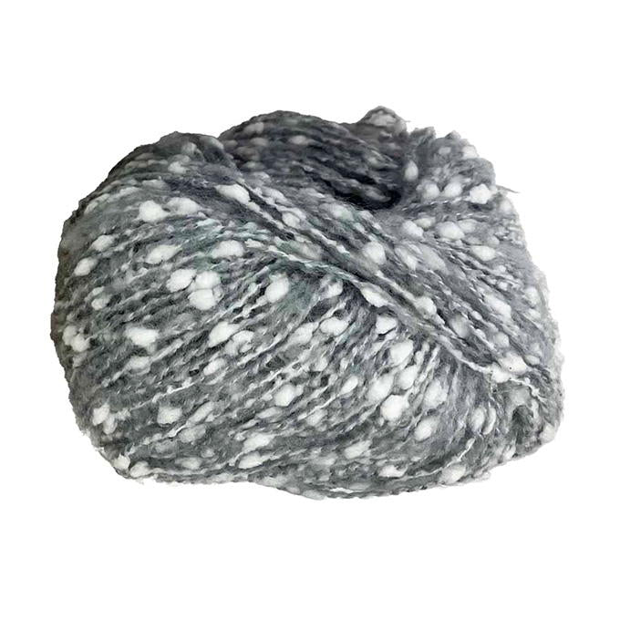【まとめ買い】ポンポンモール 毛糸 8 グレー 20g 1535/375440