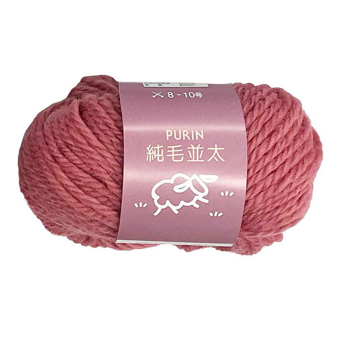【まとめ買い】純毛並太 毛糸 108 ローズピンク 20g 1535/375778