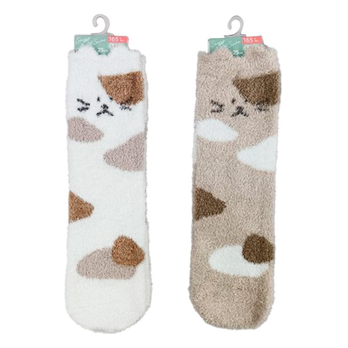 【まとめ買い】婦人シャギーモール 前面ねこ 9001/375931