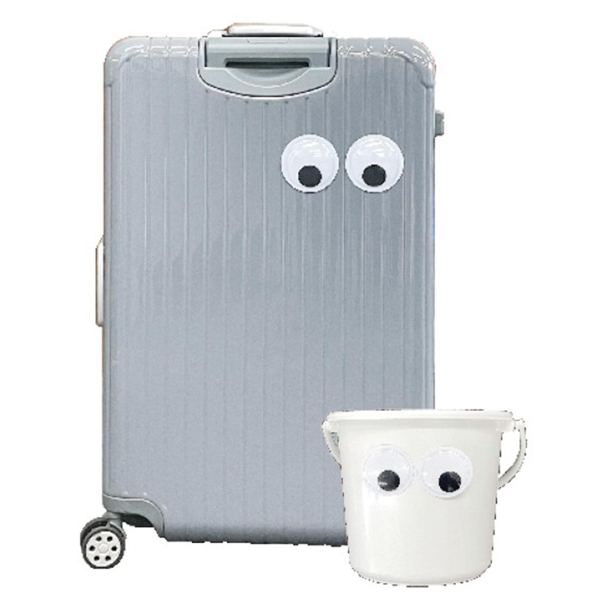 【まとめ買い】目玉シール8cm2P 0603/380293