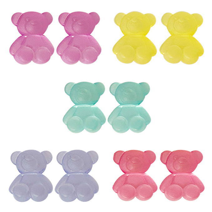 【まとめ買い】ビーズ ベア10P フロストカラー 0892/380338