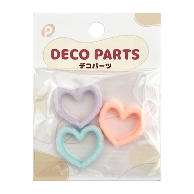 【まとめ買い】ベルベット調デコパーツ1 0894/380531