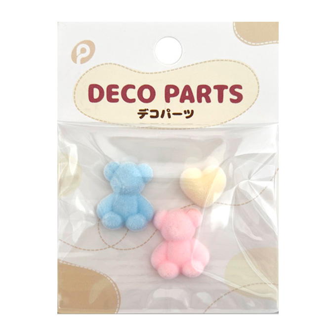 【まとめ買い】ベルベット調デコパーツ2 0894/380532
