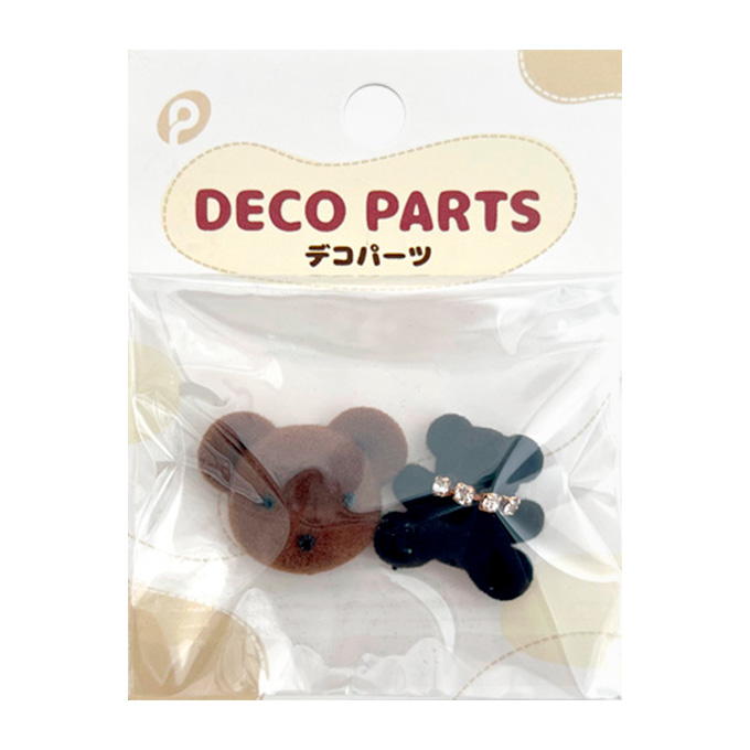 【まとめ買い】ベルベット調デコパーツ8 0894/380538