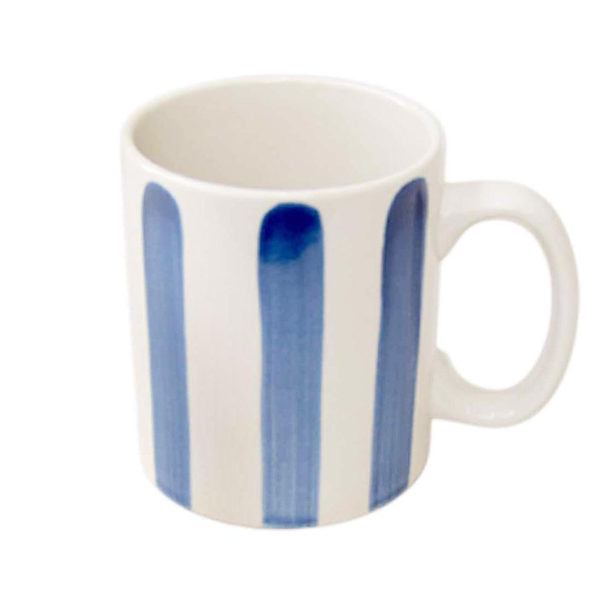 【まとめ買い】クラフトストライプマグ ブルー 1576/385012