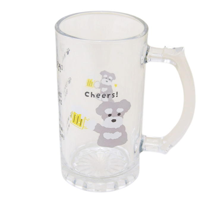 【まとめ買い】ビールジョッキ かんぱい シュナウザー 1576/397299