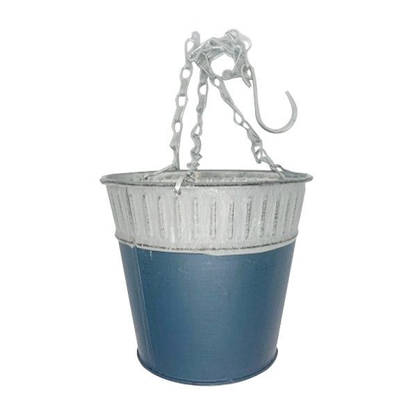 プランター 植木鉢 ハンギングポット 吊り下げポット アベル ネイビー 幅13×奥行13×高さ11.5cm 1635/450702