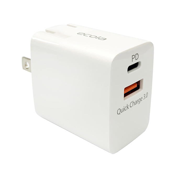 【まとめ買い】超速充電器PD+QC 2ポート 1550/474015