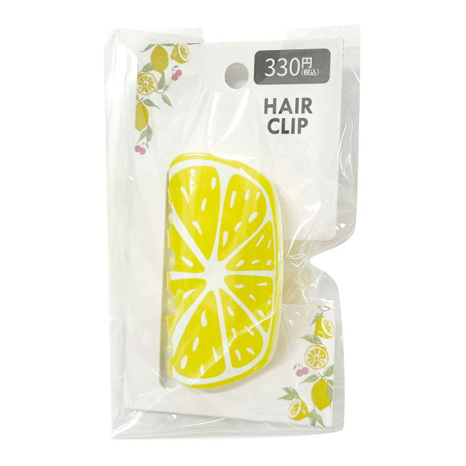 【まとめ買い】ヘアクリップレモン E 1523/580125