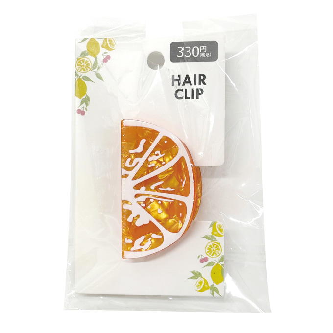 【まとめ買い】ヘアクリップオレンジ 1523/580127