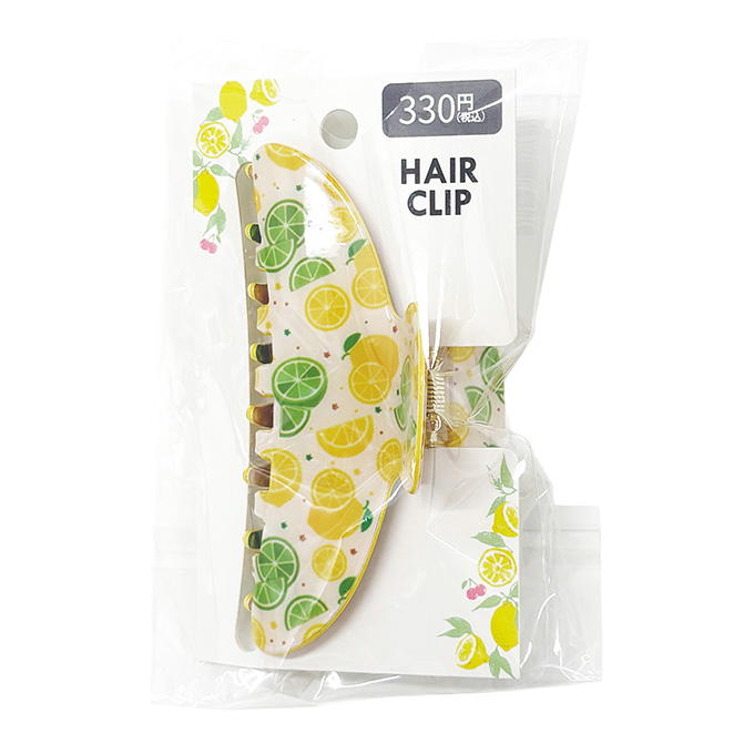 【まとめ買い】ヘアクリップレモン F 1523/580129