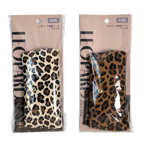 まとめ買い】レオパード 眼鏡ケースクロス付 1523/580217 | ワッツ