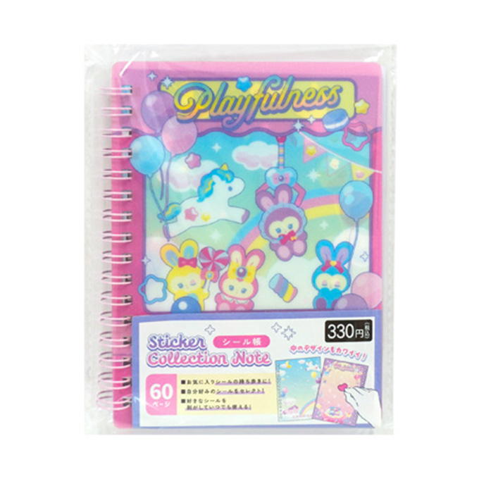 【まとめ買い】シール帳 30枚 ドリーミーポップ柄 0936/598690