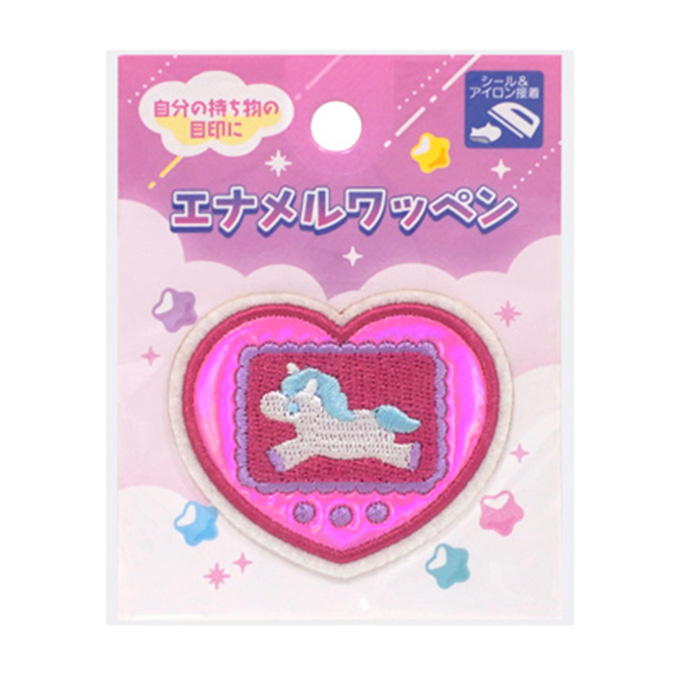 【まとめ買い】エナメルワッペン ドリーミーポップ柄 0936/598693