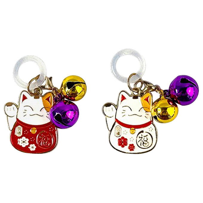 【まとめ買い】シリコン目印チャーム 招き猫 0603/598727