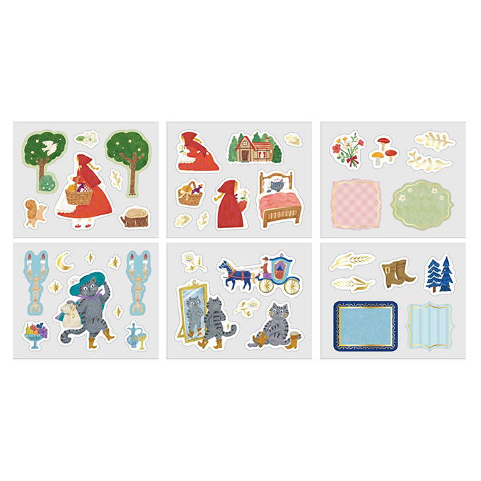 【まとめ買い】ミニシートシール 3シート 童話シリーズ 0356/598742