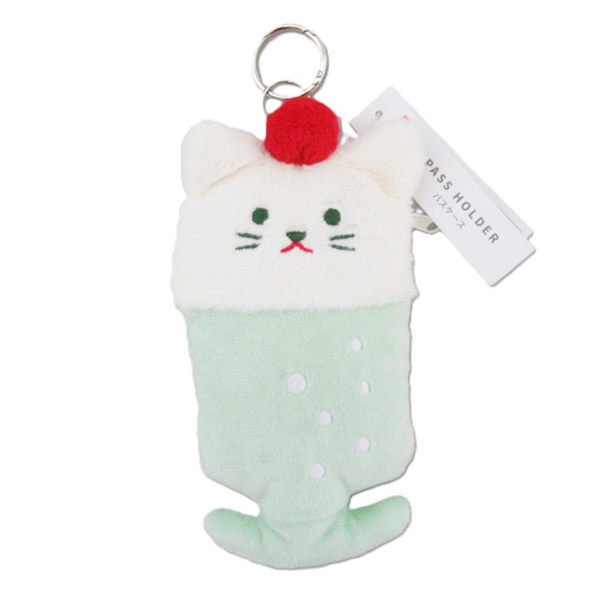 【まとめ買い】パスケース リール付ねこソーダ 0834/598916